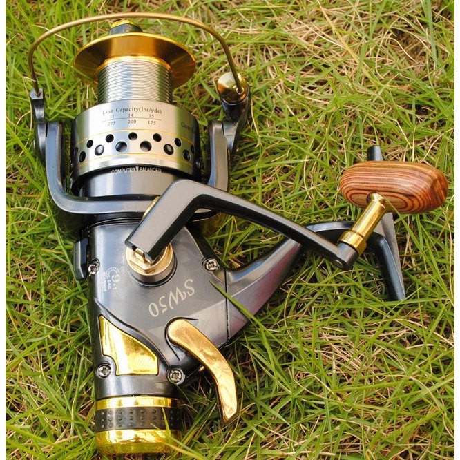 Máy Câu Cá SW50 9+1 BB Cao Cấp