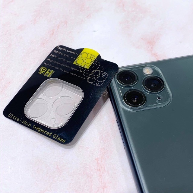 Kính cường lực bảo vệ camera sau cho iPhone 11 -> 15 Promax