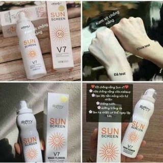Xịt chống nắng Hàn Quốc Sun Screen V7