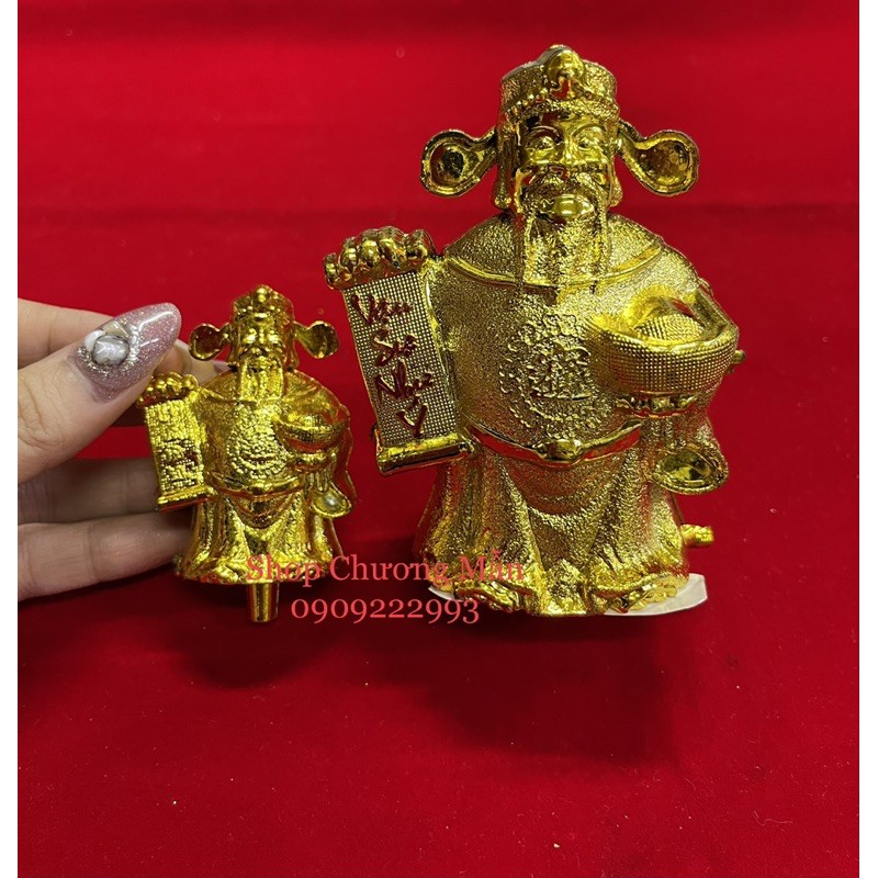 10 Ông Thần Tài Xi Mạ Vàng Trang Trí Tết