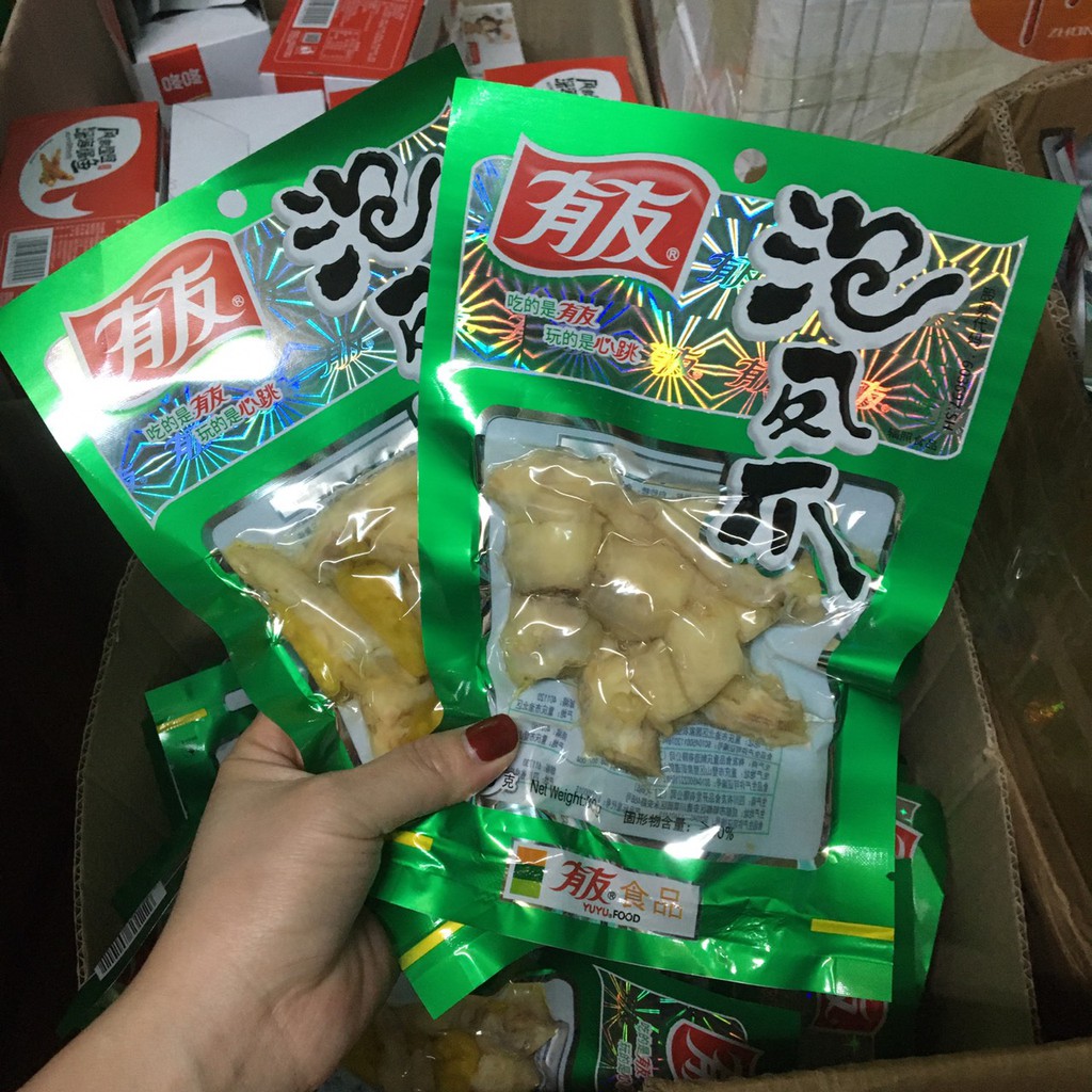 Chân Gà YuYu giòn cay cay ❌FREESHIP❌ Chân gà ngâm xả ớt chân gà đồ ăn vặt | BigBuy360 - bigbuy360.vn