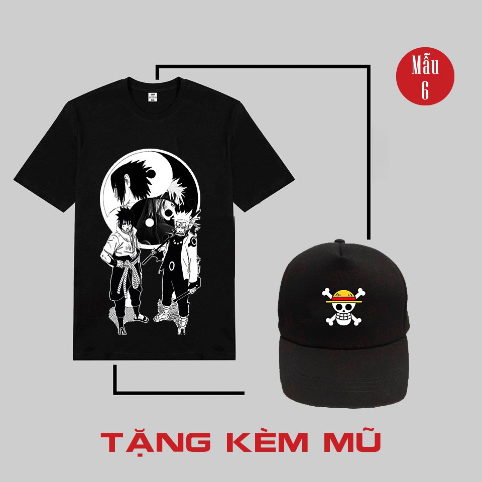 NEW - 🔥SALE🔥BST ÁO THUN ONE PIECE , Kimetsu, naruto , Haikyuu cực đẹp kèm khuyến mãi