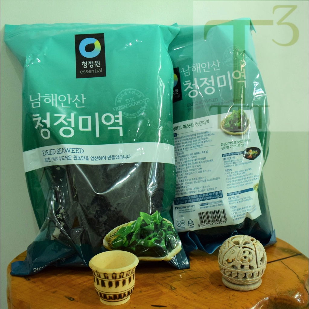 Canh Rong Biển, Rong Biển Sấy Khô, Rong Biển Nấu Canh Daesang Hàn Quốc - 200g - HSD 2023