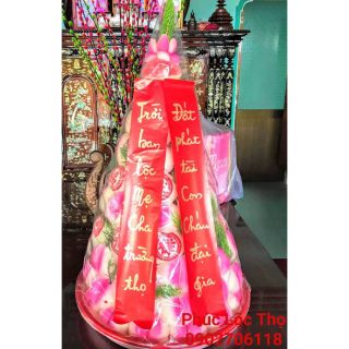 Cặp liễn, Câu đối đỏ thư pháp viết tay tiếng Việt Hoa Anh theo yêu cầu