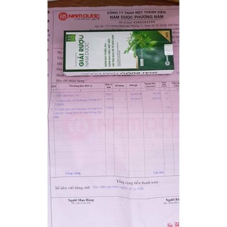 Giải rượu nam dược
