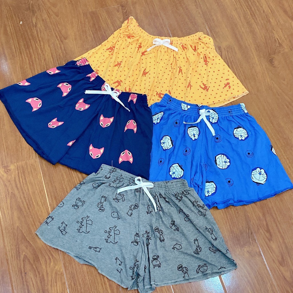 Quần đùi nữ cotton cute nhiều mẫu freesize từ 40-65kg | BigBuy360 - bigbuy360.vn