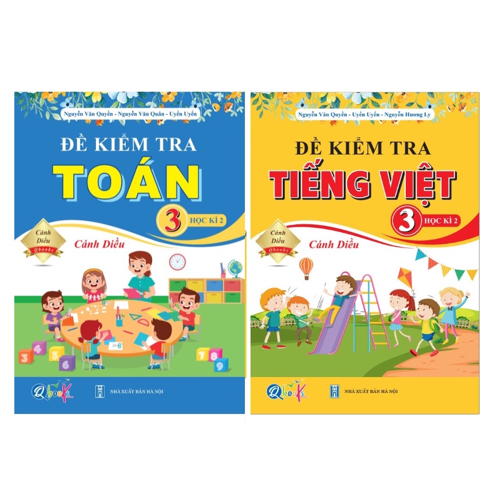 Sách - Combo Đề Kiểm Tra Toán và Tiếng Việt Lớp 3 - Học Kì 2 - Cánh Diều (2 cuốn)