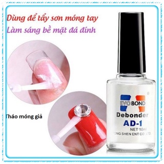 Nước sáng đá, tháo móng giả, tháo đá