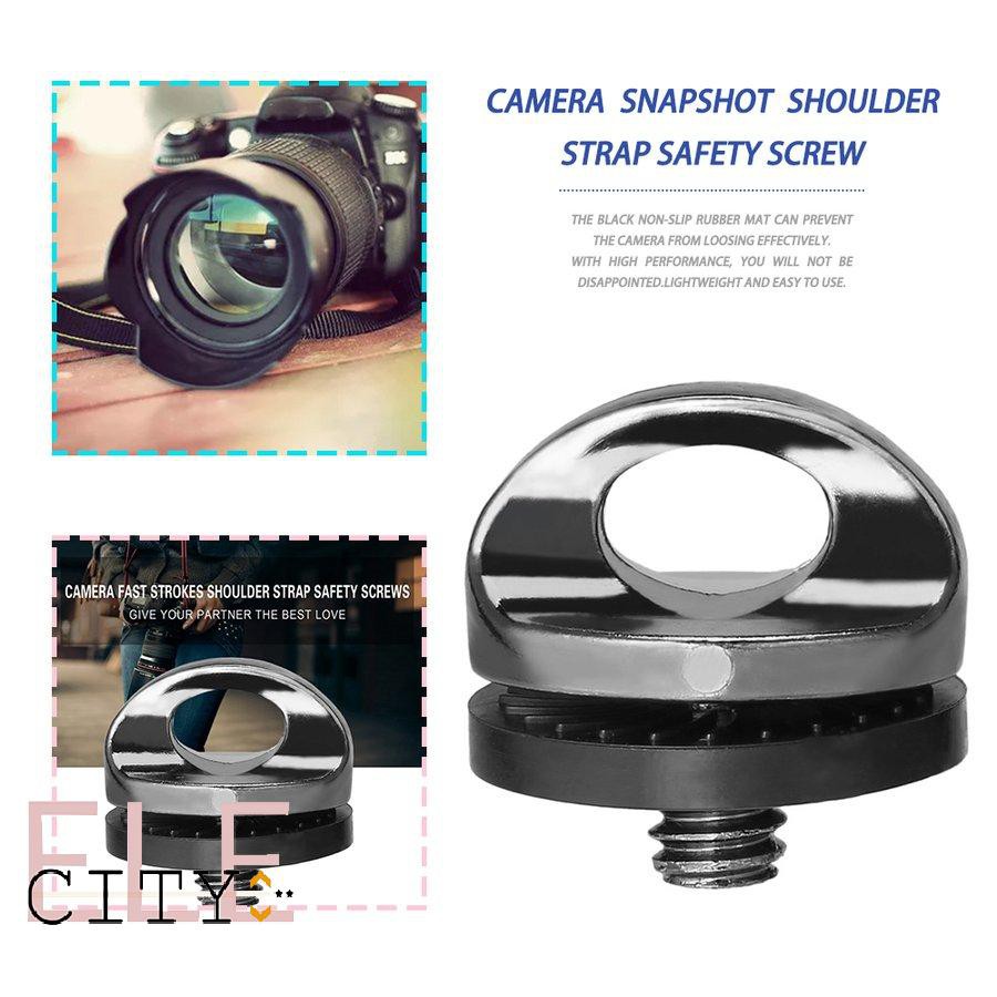 111ele} New 1/4&quot; Screw For DSLR SLR Camera Strap Tripod Quick Release Plate Mount