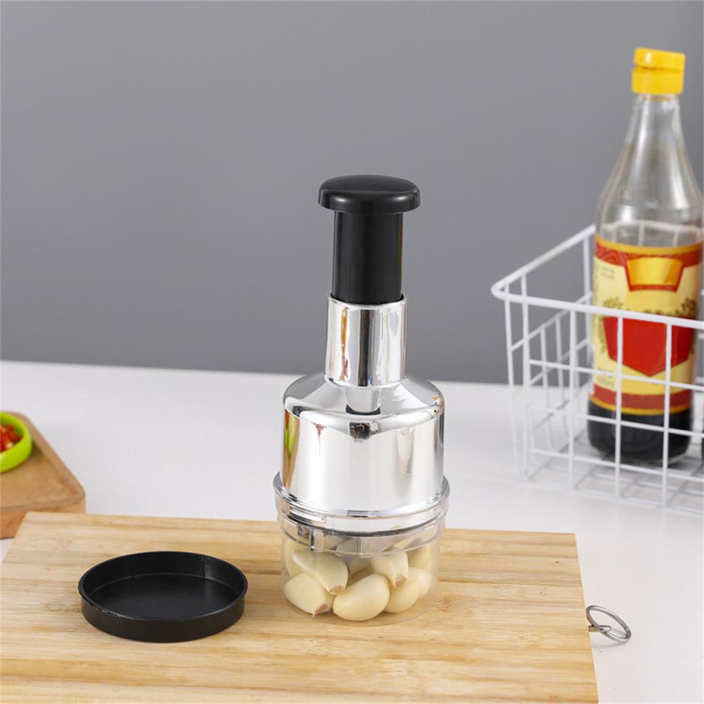 [ff86] Dụng Cụ Nghiền Tỏi / Cà Chua / Khoai Tây Chất Liệu Inox Dùng Tại Nhà / Ngoài