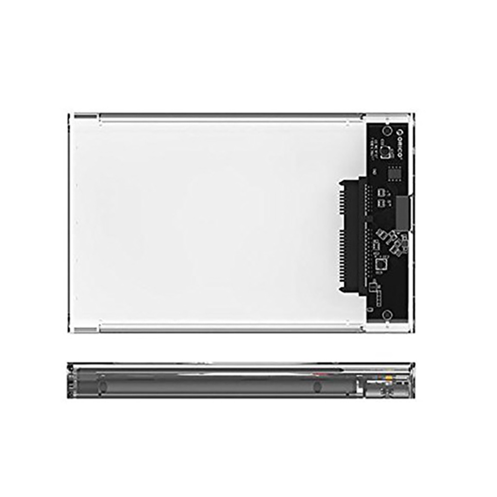 Hộp đựng ổ đĩa cứng SSD HDD tốc độ cao type-C 2 5-inch trong suốt