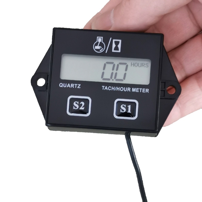 Đồng Hồ Đếm Giờ Kỹ Thuật Số Cho Xe Mô Tô ATV Hour RPM