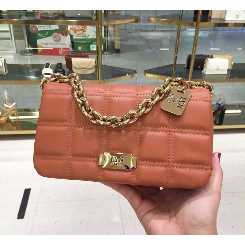 Túi lyn đeo chéo ô trám