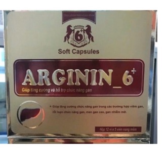 Viên uống bổ gan Arginin 6+ tăng cường chức năng gan hiệu quả (H/60v)