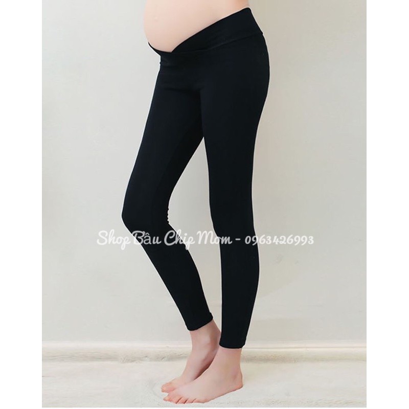 Quần Bầu Legging Cạp Chéo Hàng Chuẩn Đẹp, Có Chun Chỉnh - Giúp Mẹ Bầu Mặc Dễ Chịu & Thoải Mái Nhất