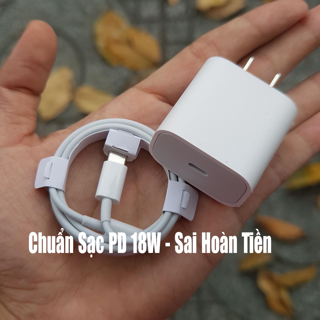Bộ Sạc 18w Chuẩn PD Dành Cho iPhone/iPad Sạc PD 18W USB-C và Cáp Mophie USB-C to Lightning 1m