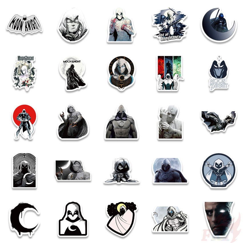 ❉ Moon Knight Series 02 Marc Spector Stickers ❉ 50Pcs/Set Waterproof DIY Fashion Decals Doodle Stickers