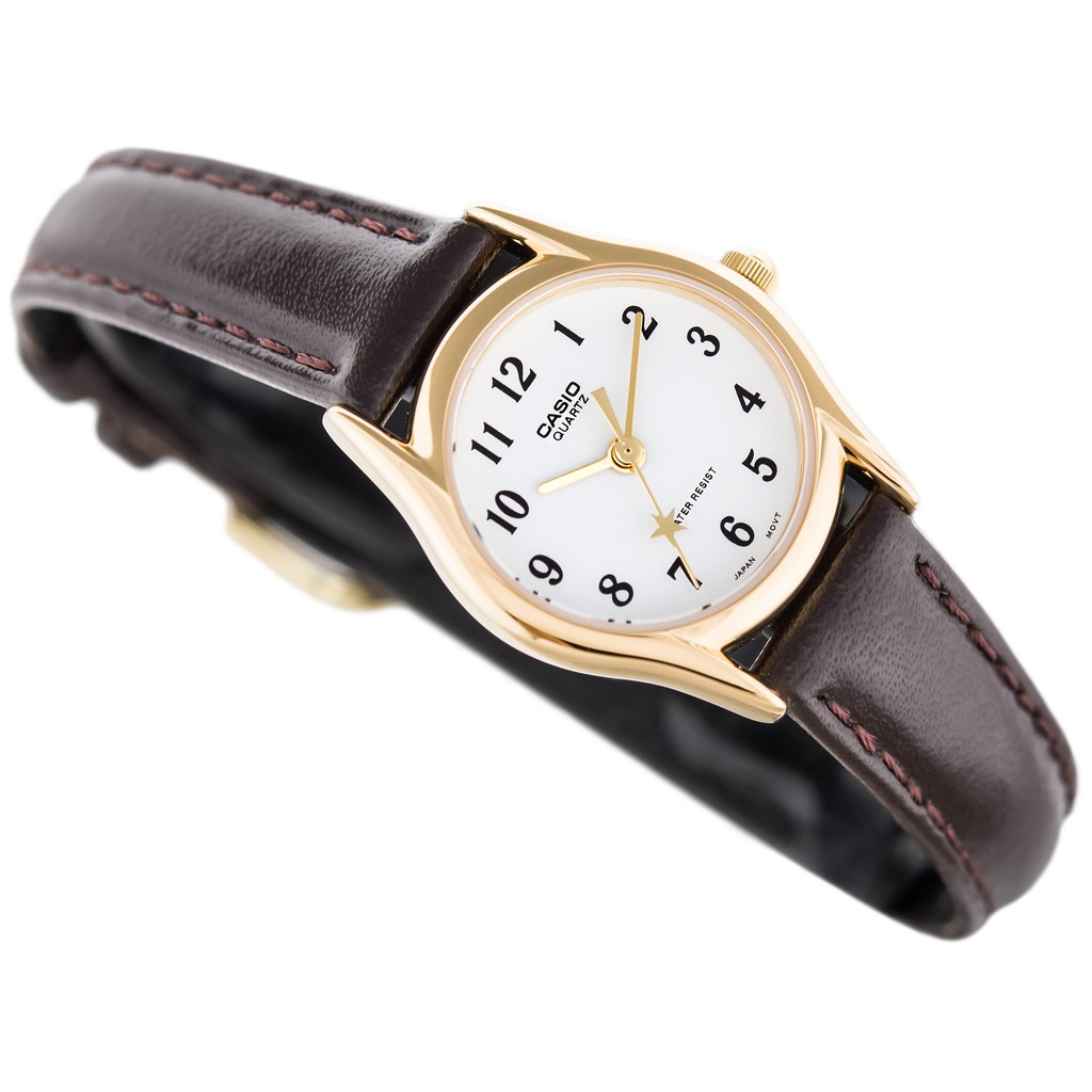 Đồng hồ nữ dây da Casio chính hãng Anh Khuê LTP-1094Q-7B4RDF (23mm)