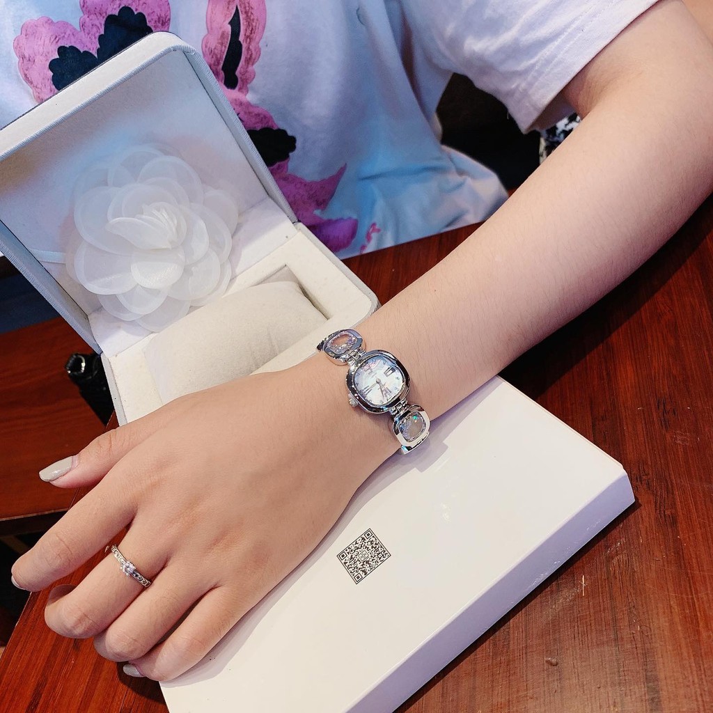 Đồng Hồ Nữ Melissa By Davena Dáng lắc tay Đá Lấp Lánh