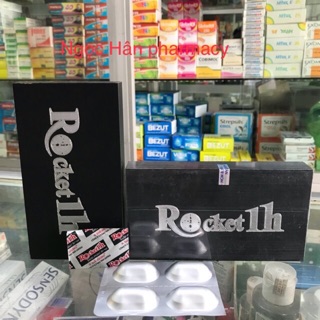 Rocket 1h Hỗ Trọ Tăng Cường Sinh Lý Nam Từ Thảo Dược Hộp 6 Viên