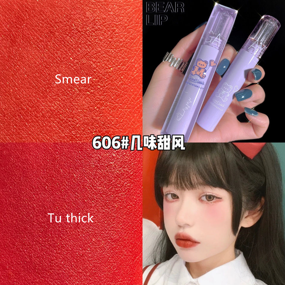 [Hàng mới về] Son kem lì chống dính cốc không phai màu mềm mịn như nhung