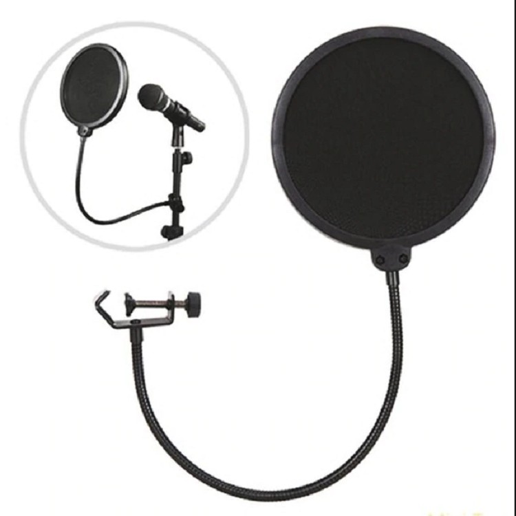 Combo Mic C7, Giá Đỡ Chân Kẹp Mic Livestream - Màng Lọc Âm và mic Thu Âm Chất Nhất