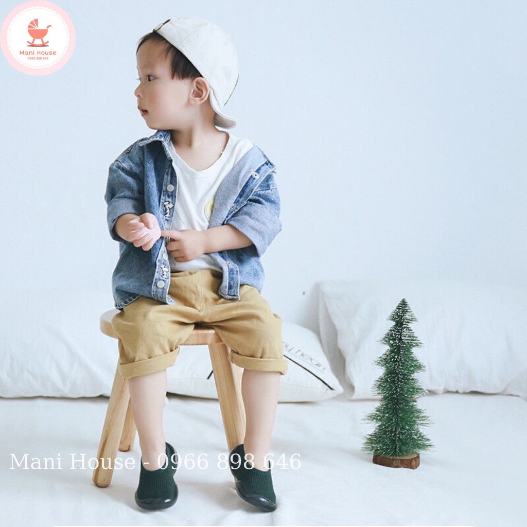 Giày bún tập đi hãng Nemo Baby cao cấp đế siêu mềm cho bé