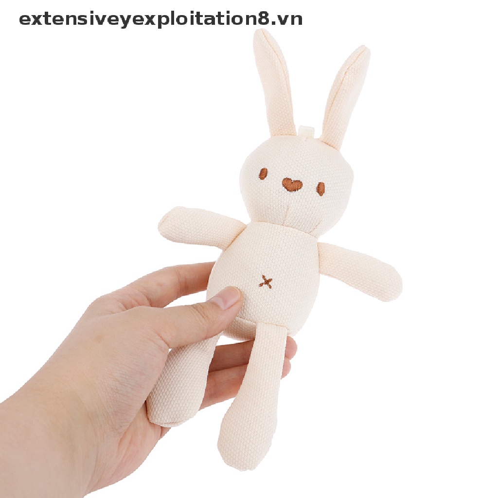 Thỏ nhồi bông chân dài 20cm xinh xắn