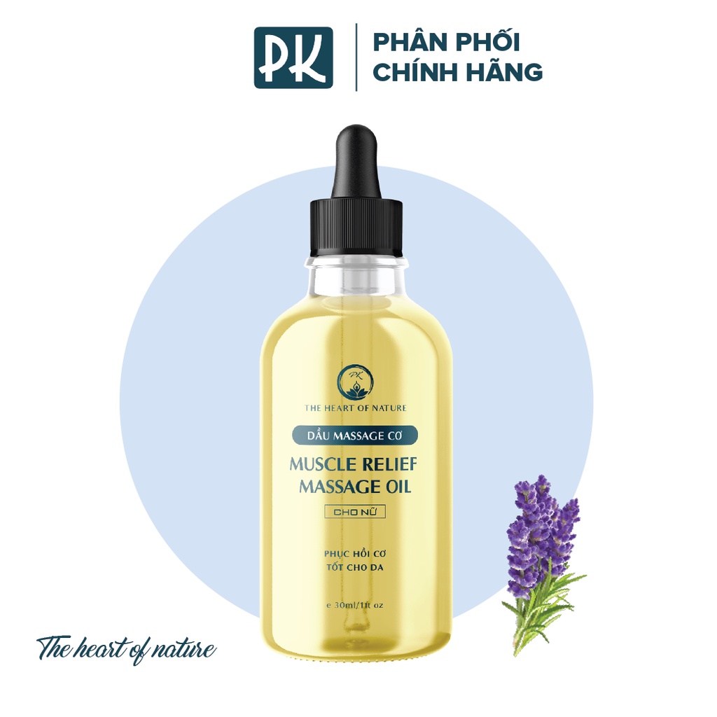 Dầu massage PK phục hồi cơ, tốt cho da - 30ml