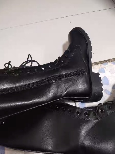 Bốt đùi da mềm buộc dây, kéo khoá sườn trẻ trung (Ảnh Thật) | BigBuy360 - bigbuy360.vn