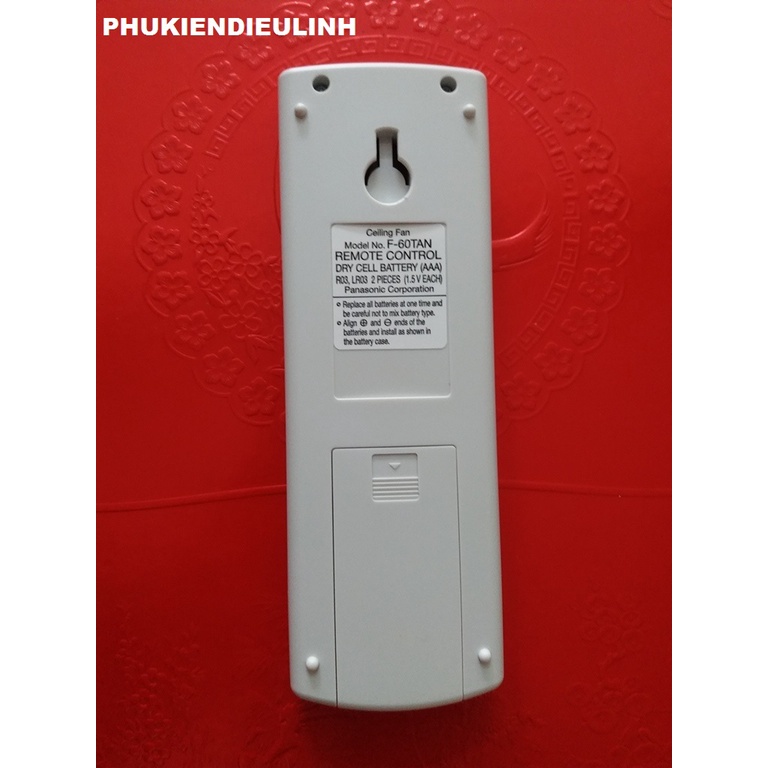 ĐIỀU KHIỂN QUẠT TRẦN 5 CÁNH PANASONIC F-60TAN