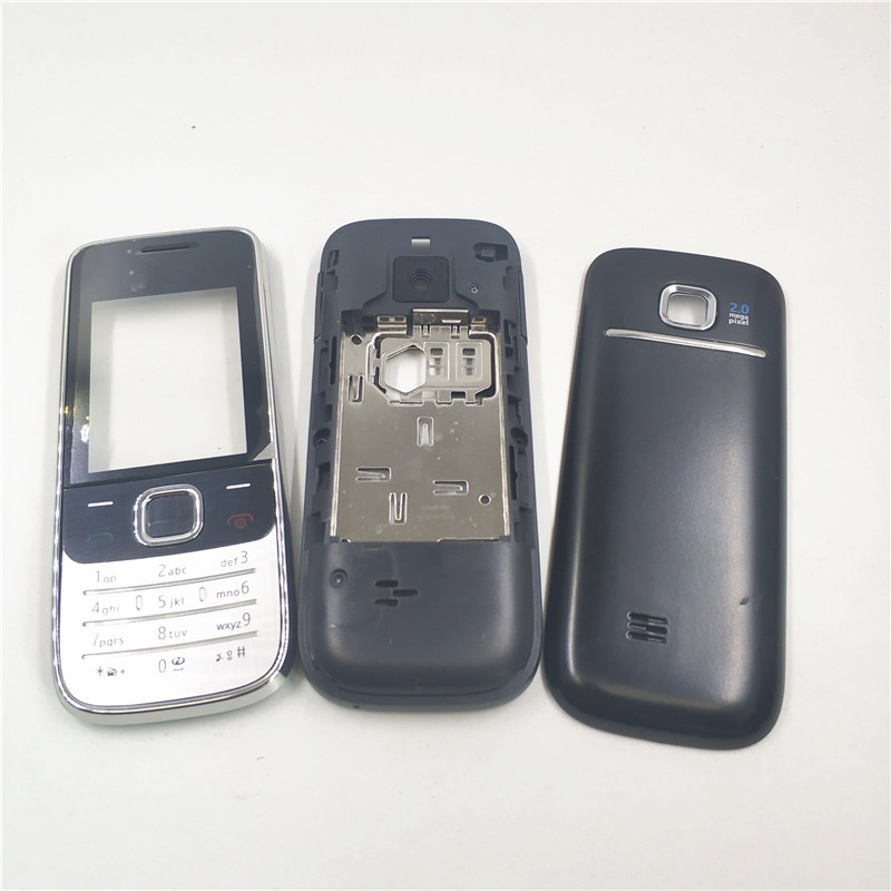 Mới Nhà Ở Đầy Đủ Cho Nokia 2730C 2730 Mặt Trước Khung Bao + Ốp điện thoại / Pin Cửa + Bàn Phím