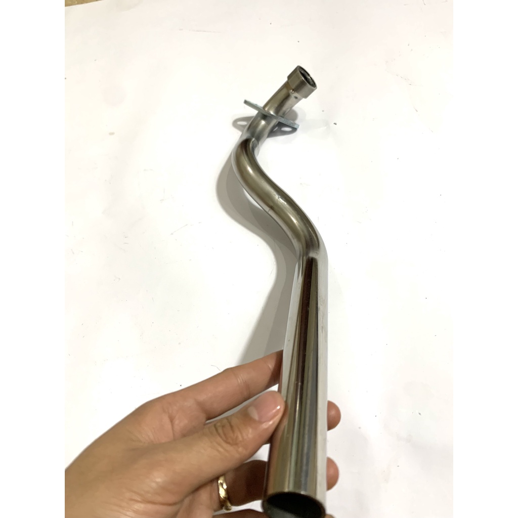 CỔ PÔ inox 304 KHÔNG HAN RỈ, LẮP WAVE 50/100/110CC - DREAM - WAVE RS/RSX 110