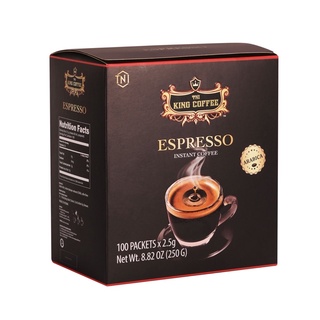 CÀ PHÊ HOÀ TAN ESPRESSO TNI KING COFFEE HỘP 100 GÓI