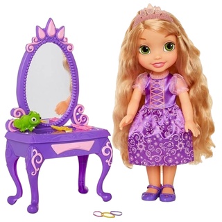 Bộ búp bê Rapunzel Doll and Vanity Playset ( búp  bê cỡ trung cao 40cm và bàn trang điểm)