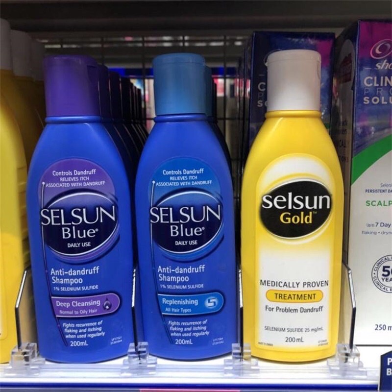 Dầu gội Selsun blue / Selsun gold chống gàu 200ml