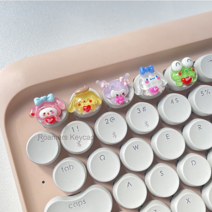 Keycap Lẻ Hàng Mới Phím Mini Trang Trí Bàn Phím Siêu Dễ Thương