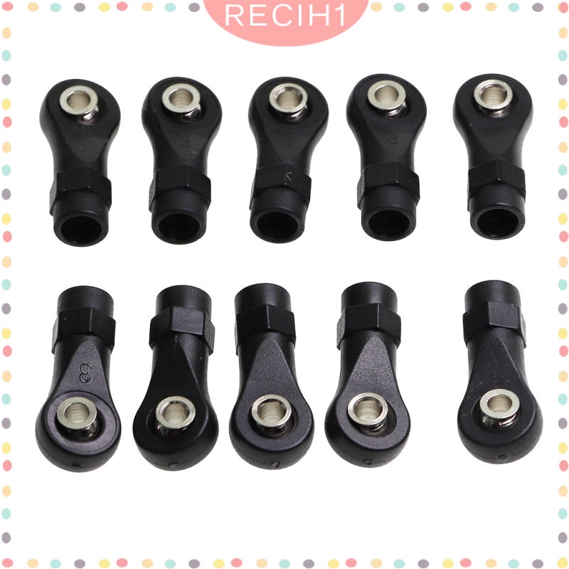 Set 10 Đầu Nối Bóng M4 Cho Mô Hình Xe Hơi Điều Khiển Từ Xa 1: 10 1: 8 DIY