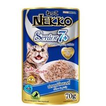 Pate Nekko cho mèo lớn tuổi vị cá ngừ - dạng thạch ( 70g )
