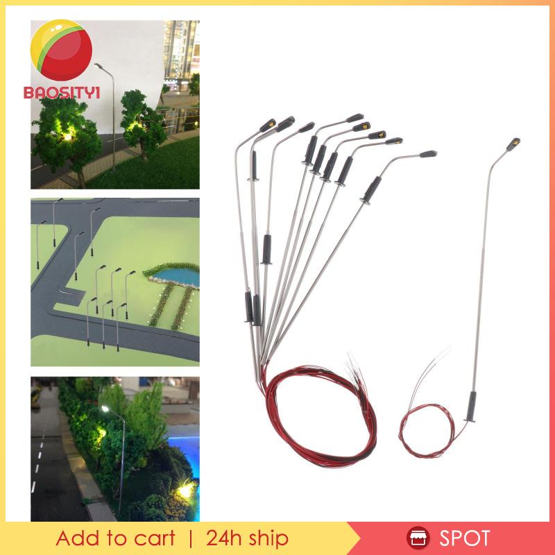 Set 10 Đèn LED Mini 1:75 Dùng Để Trang Trí Mô Hình Cảnh Quan Sân Vườn