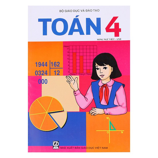 Sách Giáo khoa Song ngữ Việt Anh Toán 4