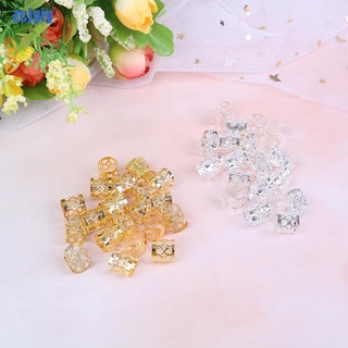 Set 20 kẹp tóc bện bằng kim loại màu vàng / bạc tùy chỉnh tiện dụng