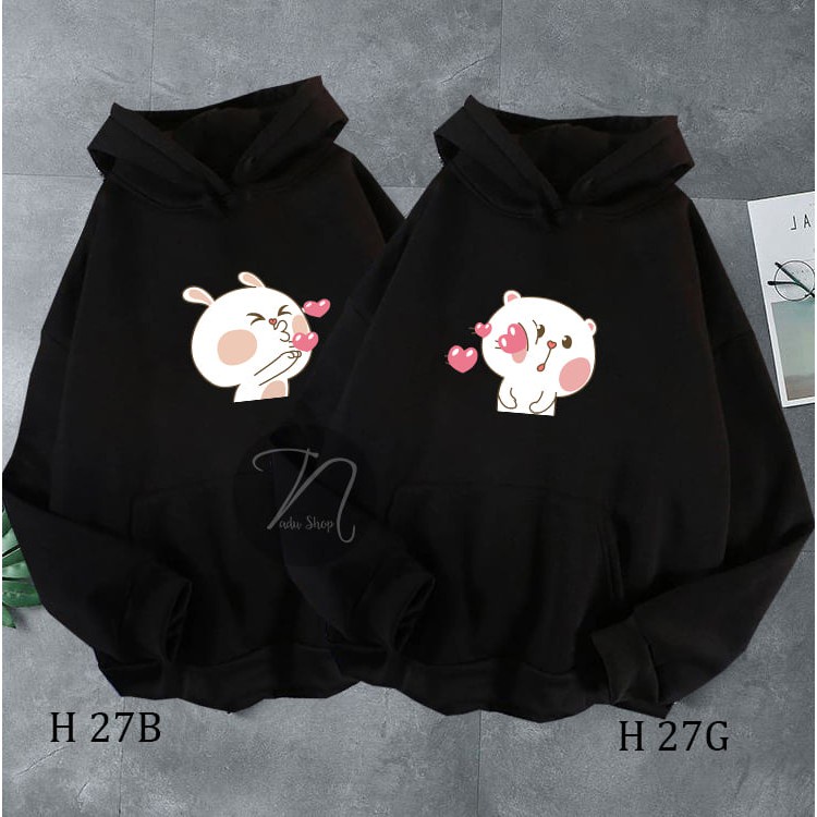 Áo Hoodie Đôi mẫu mới cực HOT dành cho các cặp - Giá chỉ 1