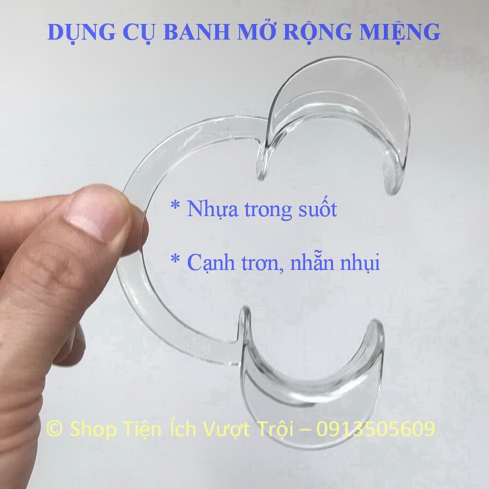 Cái banh, mở rộng miệng, môi hình chữ C, giữ miệng mở để thao tác trong khoang miệng dễ dàng- Tiện Ích Vượt Trội