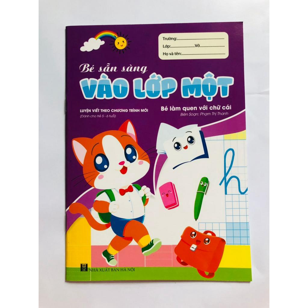 Sách - Bộ 9 Cuốn Tập Tô - Tập Viết Chữ - Làm Quen Với Chữ Cái, Chữ Số -Tặng 2bút chì cho bé