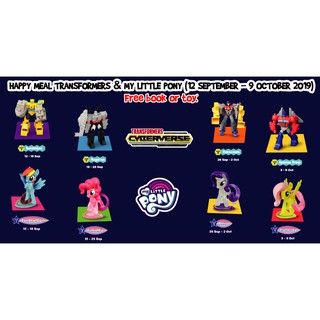 [HÀNG CÓ SẴN] Đồ chơi Happy Meal - Full Set Transformers & My Little Pony! (8 món)