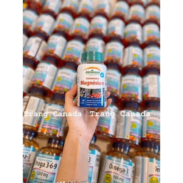 Kẹo bổ sung Magnesium 60 viên Jamieson ;hsd 2025