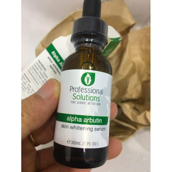 Tinh chất dưỡng trắng chứa Alpha Arbutin Professional Solutions 30ml | Chính hãng