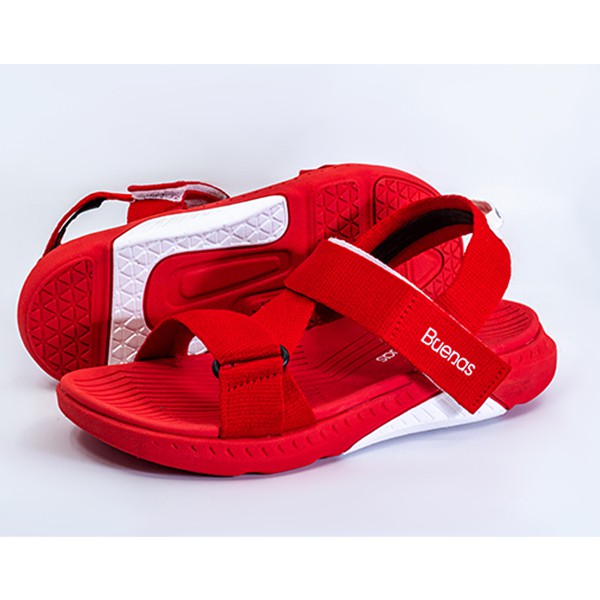 GIÀY SANDAL ĐI HỌC - BUENAS CHÍNH HÃNG F7 ĐỎ SIZE 39, 40, 41, 42, 43 [GIÀY SANDAL NAM NỮ]
