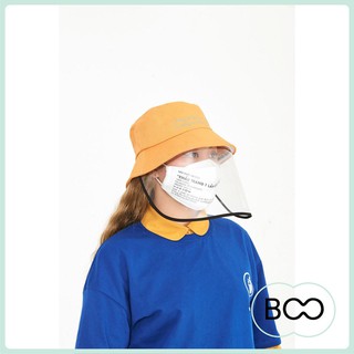 Mũ Bucket Đính Plastic Boo